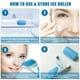 thumbnail image 4 of Rodillo de hielo para aliviar la hinchazón de la cara y los ojos, rodillo masajeador facial para mujeres, reduce la hinchazón y aprieta los poros, alivia la migraña y el dolor Adepaton WRMH-1091-1, 4 of 8