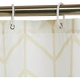 thumbnail image 2 of Fabric Shower Curtain - 72 x 72 Inch, Natural Herringbone, 2 of 4