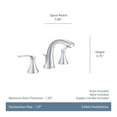 thumbnail image 6 of Moen Darcy Chrome Bathroom Faucet 8-16 in., 6 of 8