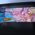 thumbnail image 2 of 24X12IN Blue Purple Marble Aquarium Background, Art Abstract Pink Gold Line Marble Terrarium Background, Coloful Marble Glass Terrarium Background with 8 EVA Double-Sided Tape, 2 of 5