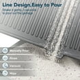 thumbnail image 4 of UPSKY Cat Litter Mat Kitty Litter Trapping Mat 31" x 24" Litter Box Mat Keep Floor Clean, 4 of 7
