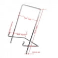 thumbnail image 3 of visualización de los titulares de estante exhibición de alambre caballete de mesa libros soporte plata l Sunnimix Display Rack Display Easel, 3 of 7