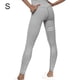 thumbnail image 3 of Impresión Pantalones de cintura alta Ejecución Ejercicio Ejercicio Fitness Yoga Leggings Deportes Adelgazamiento Casual Tobillo Longitud Pantalones Gray S Eigraketly AP004582-09, 3 of 7
