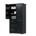 thumbnail image 6 of ChromaCore Tall Wide Storage Cabinet with 3 Doors & 3 Drawers and Adjustable Shelves for Home,Office,Assembly Required, 6 of 7