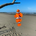 thumbnail image 4 of In the Breeze 4121 — Clownfish 40-inch Fish Windsock — Colorful Hanging Outdoor Decoration Fishsock, 4 of 4