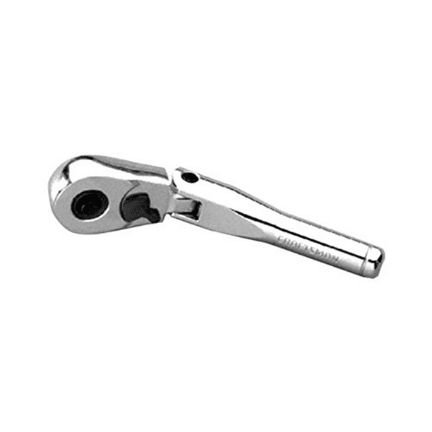Craftsman 3/8 in Drive Stubby Flex Head Teardrop Ratchet 44834