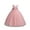 Pink, variant on Dresses for Girls Spring Summer New Children Puffy Dress Model Catwalk Wedding Party Gown Princess Dress Size 4 Y-5 Y