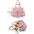 thumbnail image 3 of Tote Bag for Women Nylon Purse and Handbags Tote Purse Crossbody Bag Multi Pocket, 3 of 6