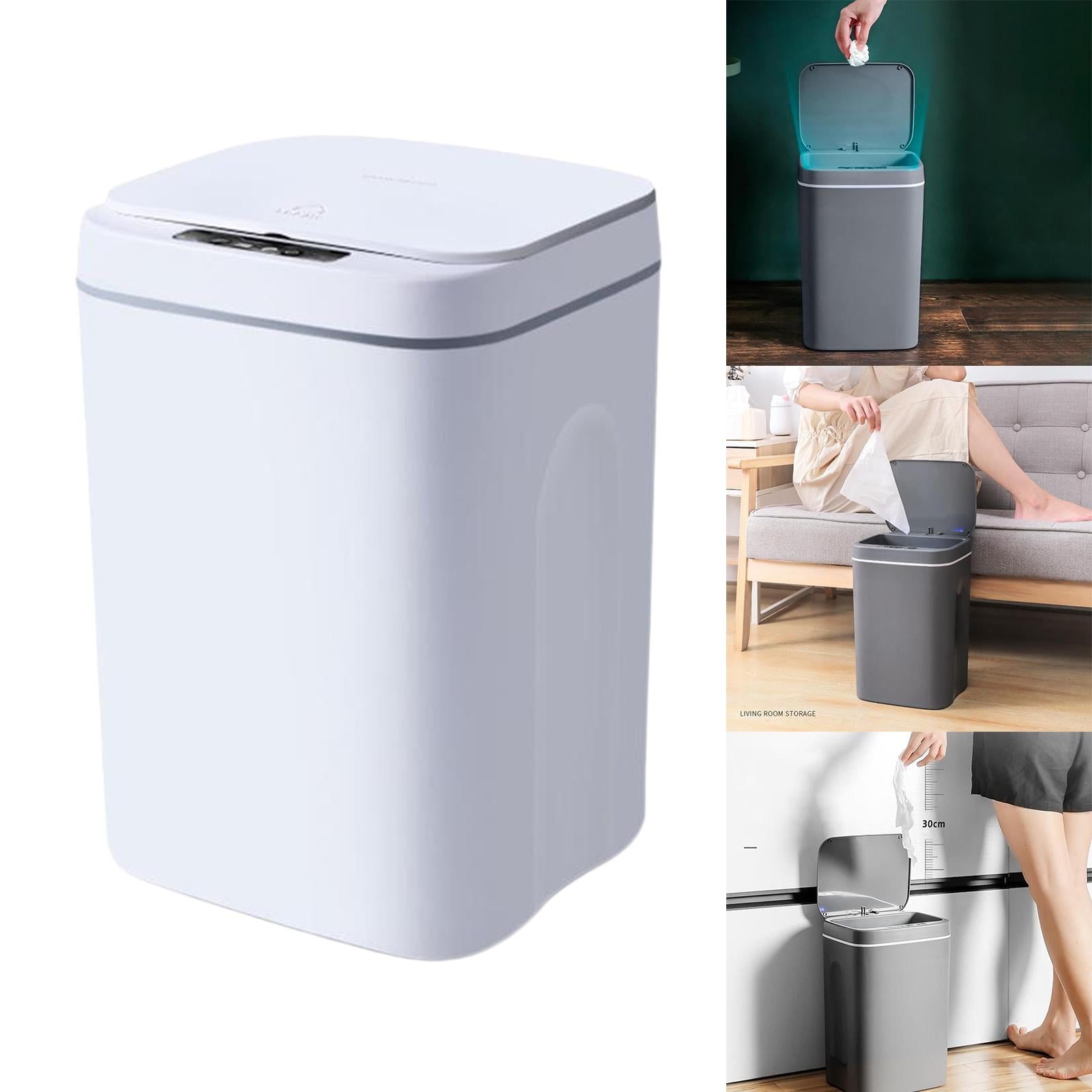 Automatic Trash Can, Sensor Kitchen Trash Bin with Sensing Lid
