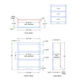 thumbnail image 6 of Concepts in Wood 3 Shelf Wood Bookcase, 36 inch Tall - Espresso Finish, 6 of 6