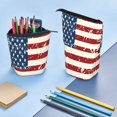 thumbnail image 5 of Lsque Vintage American Flag Pattern Telescopic Pencil Bag Pen Holder Stationery Case, Stand-up Retractable Transformer Bag Organizer, 5 of 6