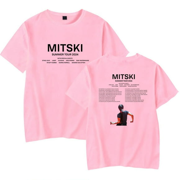 Mitski Summer Tour 2024 T-Shirt Merch Women/Men Unisex Summer Hiphop O-neck Short Sleeve Tshirt Streetwear