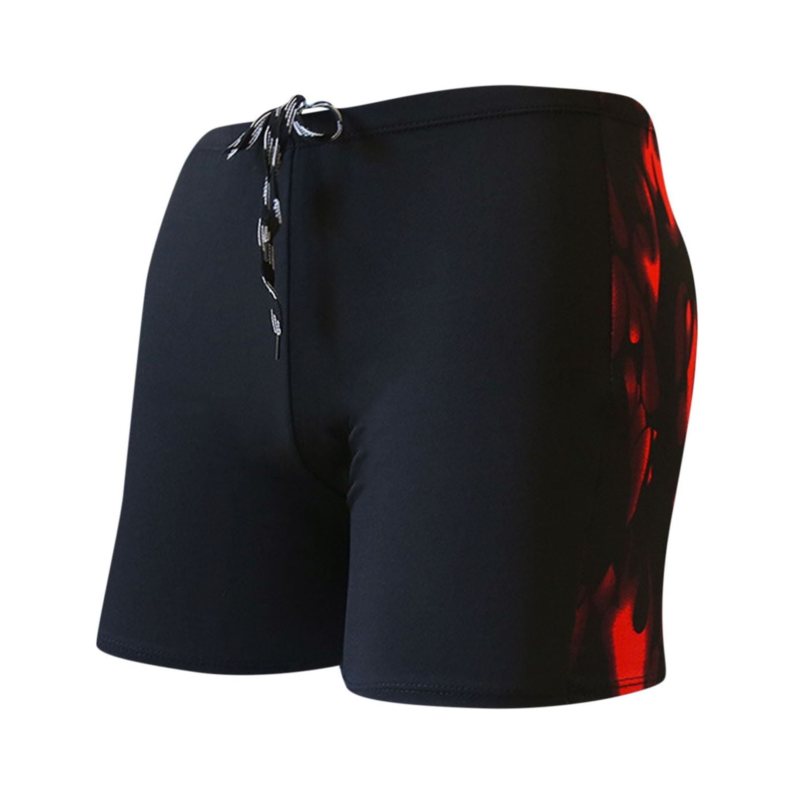 Ketyyh-chn99 Maillots De Bain Pour Hommes Bikini à Blocs De Couleur Slips De Bain Maillot De Bain Taille Basse Noir,4TG