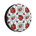 thumbnail image 1 of Fotbe Insects Funda de Llanta de Repuesto con Estampado, Engrosada, Ajuste Universal para Jeep, Remolque, RV, SUV, Camión-14 inch, 1 of 6