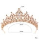 thumbnail image 1 of TIARA CORONA TOCADO PEINETA NOVIA XV BODA COMUNIÓN PRINCESA NIÑA CERTAMEN METAL ORO ROSA CRISTALES M0011 GENÉRICA CUSTOM DOBRI, 1 of 2