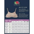 thumbnail image 7 of Fruit of the Loom Women's Breathable Cami Bra with Convertible Straps 2-Pack, Light Pink, 38DD, 7 of 7