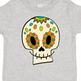 thumbnail image 4 of Inktastic Smiling Sugar Skull for Day of the Dead Boys or Girls Toddler T-Shirt, 4 of 5