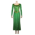 thumbnail image 4 of Disfraz de princesa Fiona, disfraz de fantasía de anime para mujer adulta, vestido verde, peluca, atuendo, ropa de fiesta de carnaval de Halloween, 4 of 5