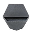thumbnail image 4 of Japi Pottery Favo Polyethylene Favo Wall Planter in Charcoal (Set of 4), 4 of 7