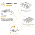thumbnail image 5 of NYBOPAVIS 79" Futon Convertible Sofa Bed, Oversized Lazy Sofa Bed, Foldable Floor Sofa Couch for Living Room, 5 of 8