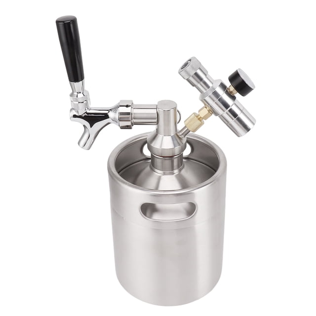 Home Brew Keg, Acier Inoxydable 2L Mini Keg pour Homebrew