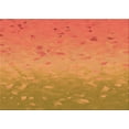 thumbnail image 1 of Ahgly Company Machine Washable Indoor Rectangle Transitional Orange Red Orange Area Rugs, 4' x 6', 1 of 7