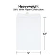 thumbnail image 3 of MyOfficeInnovations EasyClose Catalog Envelopes 9" x 12" White Wove 250/Box 479885, 3 of 4