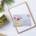 thumbnail image 4 of BAETEUY 1/2 Pcs Christmas Eve Nice List Medal, Greeting Card, Nativity, Christmas, Santa's Card, Wedding, Xmas, Birthday Parties, Home Decor, Perfect for Holiday, 4 of 7