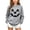 Gray, variant on fnnxnal Hall-oween Sweatshirt for Girls, Red Pumpkin Face Crewneck Pullover Long Sleeve Top, Kids 2-13 Years Fall Outfit.,Size 9-10 T