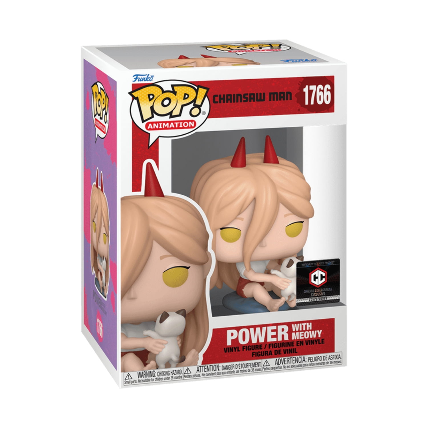 Funko Pop! Animation Chainsaw Man Power with Meowy # 1766 Chalice Collectibles