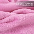 thumbnail image 7 of Howarmer Pink Fuzzy Bed Blanket, King Size Soft Flannel Fleece Bed Throw Blankets, 90 x 108 Inch, 7 of 7