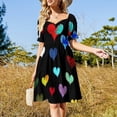 thumbnail image 3 of Corazones hearts Sleeveless Dress women long dresses Dress for girls Evening dresses Clothing, 3 of 7