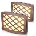 thumbnail image 2 of Adjustable Vintage LED Night Light [2 Pack], Dimmable Plug-In Nightlights with Dusk-to-Dawn Sensor, Soft Warm White 3000K, Perfect for Home Decor, Bedroom, Bathroom, Hallway, 2 of 8