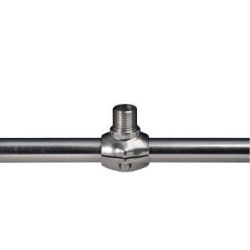 ROHN FRM225 Non-Penetrating Roof Mount with 2.25" x 60" Mast Satellite WiFi 
