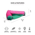 thumbnail image 4 of Big Joe Noodle Sling No Inflation Needed Pool Seat with Armrests, Summer Melon Double Sided Mesh, Quick Draining Fabric, 3 feet, 4 of 8