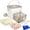 White, variant on NWOKYZGH Portable Ice Maker with Lid and Storage Box
