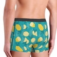thumbnail image 3 of KLL Lemon Blue Men's Cotton Boxer Briefs Underwear-X-Large, 3 of 8