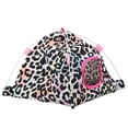 thumbnail image 3 of Cartoon Parrot Tent Coral Mat Hut Cage Snuggle Bed Mat for Parrot Birds 03#, 3 of 13