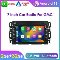 7" Touch Screen Android 13 Bluetooth Apple Carplay 2 32GB Car Stereo Radio Head Unit GPS Navigation Player For Chevrolet Chevy Silverado Tahoe Traverse/ GMC Sierra 2007-2011/ Yukon Acadia 2007-2013