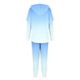 thumbnail image 3 of UAMVSH Jogging Suits for Women Long Sleeve Crew Neck Hoodie Tops with Jogger Pants Trendy Gradient Color 2 Piece Sweatsuit Sets(3X-Large,Light Blue), 3 of 4