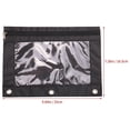 thumbnail image 4 of Paquete de 12 Coloridos Estuches para LáPices con Cremallera y 3 Anillos Estuche para LáPices de Tela Estuche para Carpetas Duradero AU Resistente con Ventana Transparente Adecuado, 4 of 5