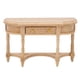 thumbnail image 1 of Muebles para casa de muñecas en miniatura, escritorio de madera, mesa semicircular, accesorios, escala 1:12, 1 of 14