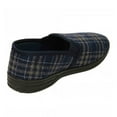 thumbnail image 2 of Sleepers Mens Dale Checked Velour Slippers, 2 of 3