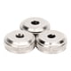 thumbnail image 2 of 3 tapas de válvula de trompeta de metal plateado con tornillo de pistón para repuesto de trompeta, accesorios para instrumentos musicales, tapa de válvula inferior de trompeta., 2 of 14
