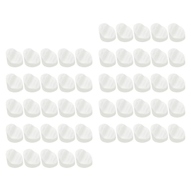 50 tapones redondos para marcos de puertas, diámetro 5/16'' x 1/4'', para agujeros de tornillos de puertas en dormitorios.
