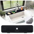 thumbnail image 1 of Kitchen sink splash guard, upgraded 60.96 cm Silicone material protects faucet handles from dripping water, easy to clean and install, 1 of 4