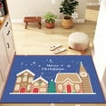 thumbnail image 2 of TIELUTT Kitchen Rug Let It Christmas Winter Holiday Party Floor Mat Home Kitchen Christmas Decoration Large Carpet Rugs Soft Extremely Soft Blankets Living Room Rug Throw with Tassels, 2 of 8