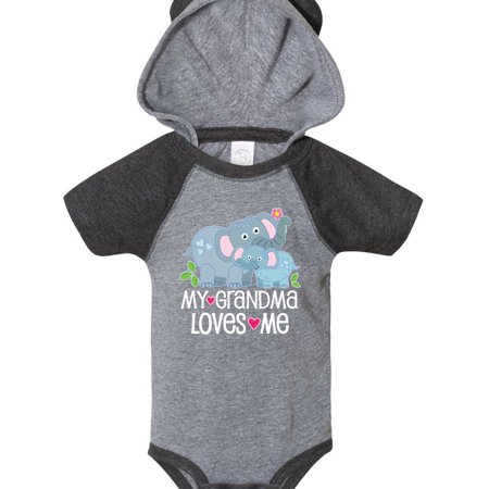 

Inktastic My Grandma Loves Me Baby Outfit Gift Baby Boy or Baby Girl Bodysuit