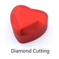 thumbnail image 4 of Heart Shaped Ring Box Velvet Holder Jewelry Chest Organizer Box Case, 4 of 5
