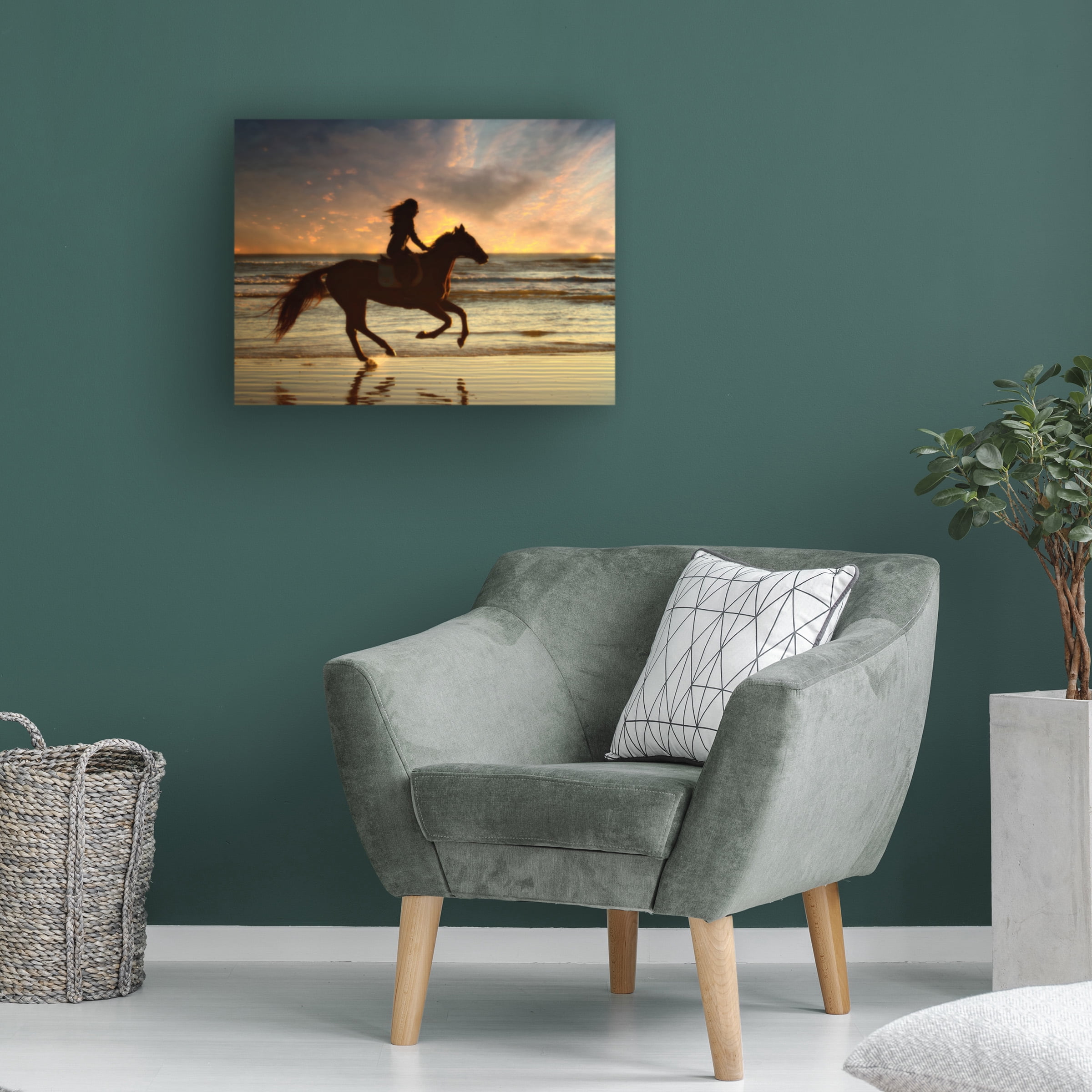 PHBurchett 'Wave Runners V' Canvas Art